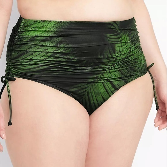 Lane Bryant NWOT Convertible High-Waist Swim Brief - Picture 1 of 6